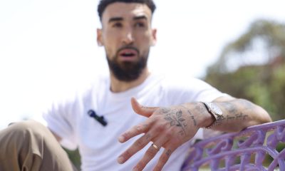 Chris Duarte, jugador internacional dominicano del Unicaja, durante la entrevista entrevista con la Agencia EFE. EFE/ Jorge Zapata