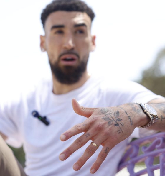 Chris Duarte, jugador internacional dominicano del Unicaja, durante la entrevista entrevista con la Agencia EFE. EFE/ Jorge Zapata