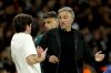 Luis Enrique, técnico del PSG, tras el partido de ida de semifinales que han jugado Paris Saint-Germain y Bayern Munich en París, Francia. EFE/EPA/YOAN VALAT
