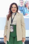 La segunda vicepresidenta de estrategia de negocios para la mujer del Banco BHD, Elizabeth Rojas, posa durante el foro Silver Economy Congress 2026 este miércoles, en Ciudad de México (México). EFE/ Mario Guzmán
