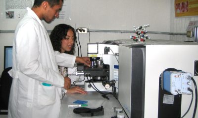 Fotografía de científicos mexicanos durante sus investigaciones en Jalisco, del desarrollo de un procedimiento que permita detectar el cáncer cervicouterino. Imagen de archivo. EFE/José González