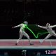 Fotografía de la Fencing World Cup 2019. Con 24 cámaras para captar todos los movimientos de los atletas y un modelo IA especializado en rastrear la punta de la espada, el proyecto japonés 'Esgrima visualizada' busca iluminar la complejidad de un deporte que no suele gozar de la mayor visibilidad en el escenario mundial. EFE/Cedido por Fencing Visualized Project 2013 In collaboration with Dentsu Lab Tokyo. SOLO USO EDITORIAL NO VENTAS