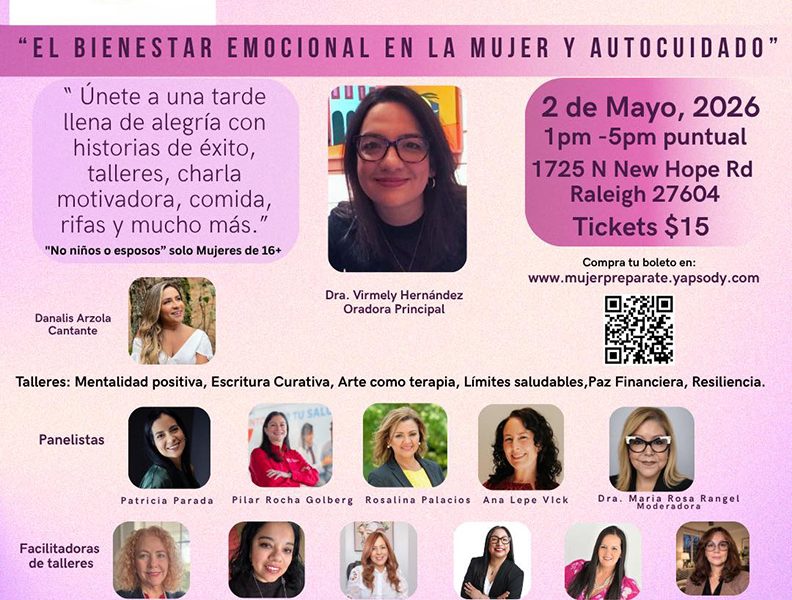 “Mujer Prepárate” será el sábado 2 de mayo