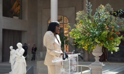 La tenista Venus Williams, una de las presidentas de la Met Gala 2026, fue captada este 4 de mayo, durante el evento 'Costume Art', en el Museo Metropolitano de Arte de Nueva York (Met), en Manhattan (NY, EE.UU.). EFE/Octavio Guzmán
