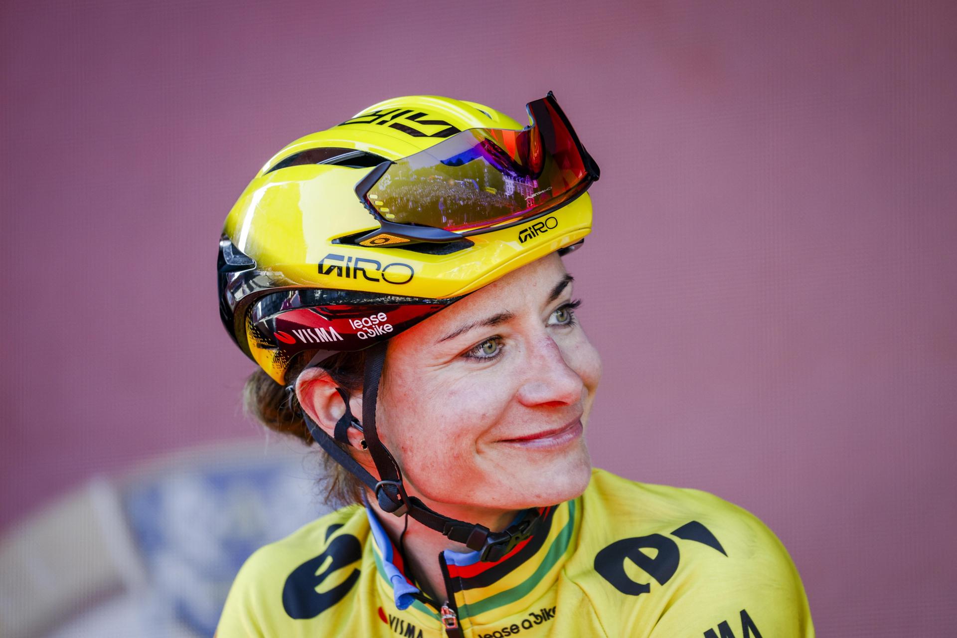 La neerlandesa Marianne Vos (Team Visma - Lease a Bike Women). EFE/EPA/VINCENT JANNINK