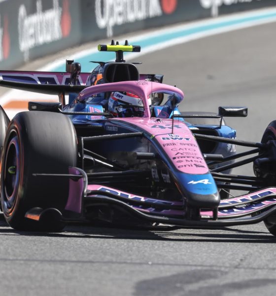 El piloto argentino de Alpine Franco Colapinto compite en la Clasificación para el Gran Premio de Miami de Fórmula Uno en el Miami International Autodrome en Miami Gardens, Florida (EE.UU.). EFE/CRISTOBAL HERRERA-ULASHKEVICH