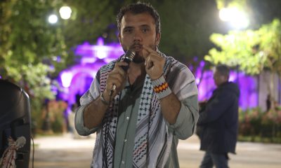 Imagen de archivo del activista brasileño Thiago Ávila, uno de los detenidos de la Flotilla Global Sumud y que será llevado a Israel para ser interrogado como "sospechoso de actividades ilegales", según confirmó el Ministerio de Exteriores israelí, sin concretar los cargos. EFE/ Lorenzo Hernández
