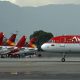 Un avión de la aerolínea Avianca aterriza en el aeropuerto El Dorado en Bogotá (Colombia). Imagen de archivo. EFE/ Mauricio Dueñas Castañeda