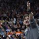 El propietario de Panathinaikos Dimitris Giannakopoulos durante el primer partido de cuartos de final de la EuroLiga que Valencia Basket y Panathinaikos BC disputaron el pasado 28 de abril en Valencia. EFE/Miguel Ángel Polo.