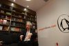 El escritor mexicano David Toscana habla en una entrevista con EFE este sábado, en Ciudad de México (México). EFE/ Alex Cruz
