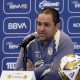 El entrenador de América, Andre Jardine, habla durante una rueda de prensa. Imagen de archivo. EFE/ Hilda Ríos