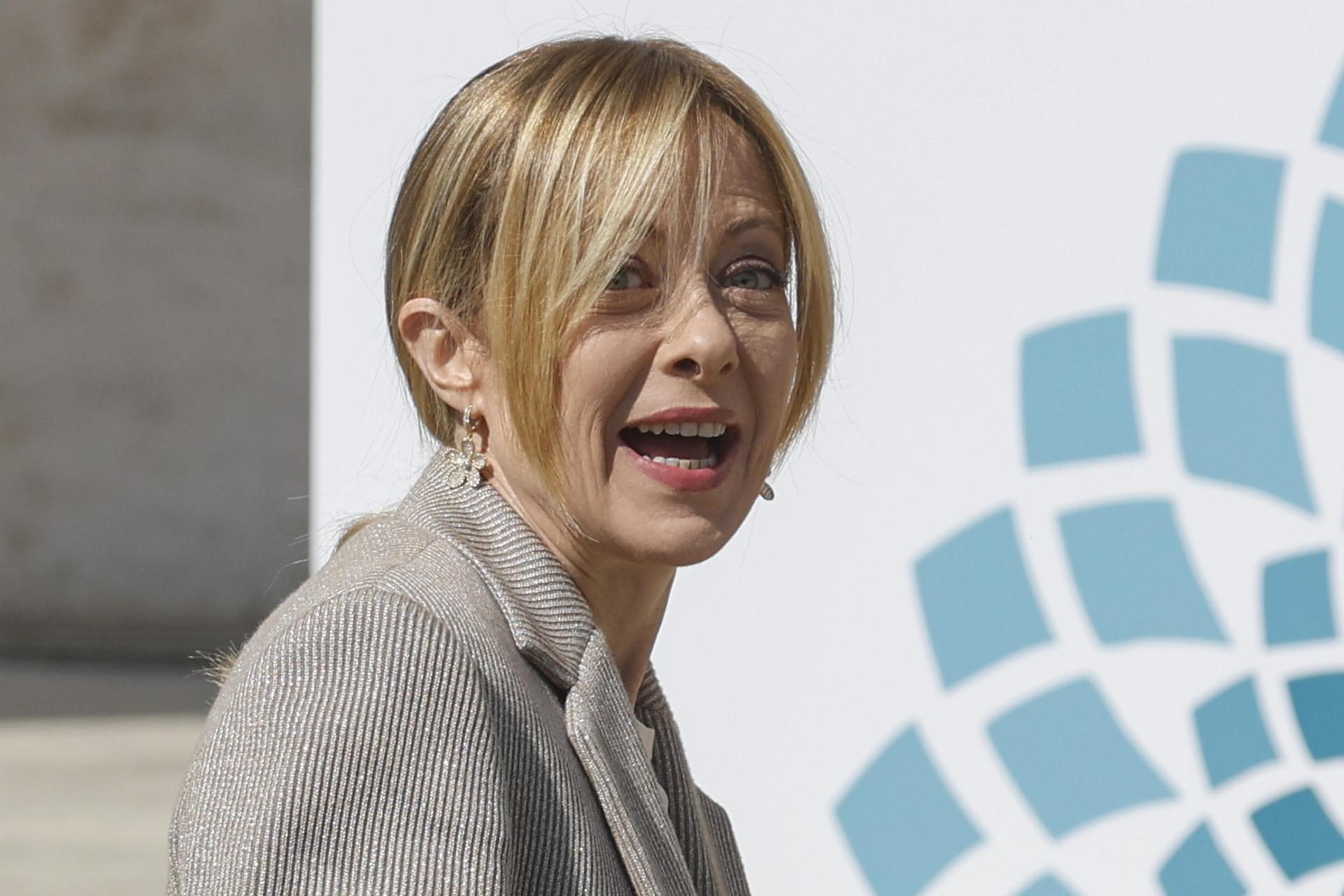 Imagen de Archivo de la primera ministra italiana, Giorgia Meloni.
EFE/EPA/FABIO FRUSTACI