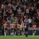 Jugadoras del Guadalajara festejan un gol de Alicia Cervantes. Imagen de archivo. EFE/David Martínez Pelcastre