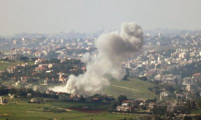 Imagen de los bombardeos israelíes en el sur del Líbano. EFE/EPA/ATEF SAFADI