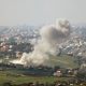 Imagen de los bombardeos israelíes en el sur del Líbano. EFE/EPA/ATEF SAFADI