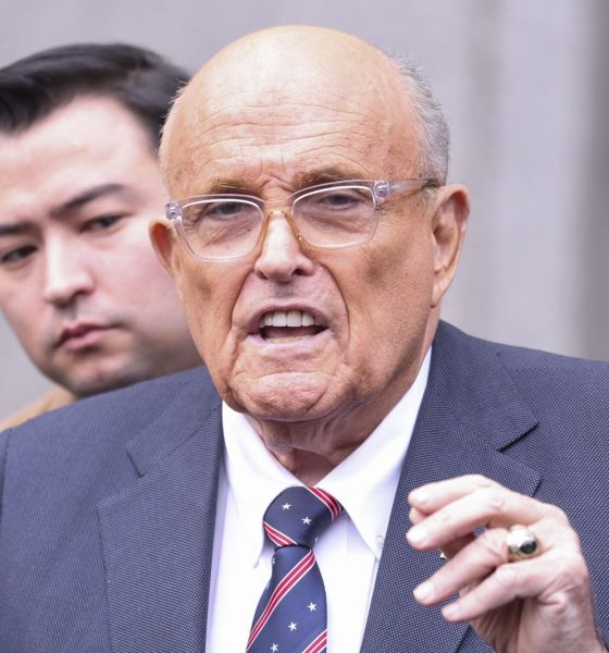 Fotografía de archivo, tomada en noviembre de 2024, del exalcalde de la ciudad de Nueva York Rudy Giuliani, durante un acto público, en Manhattan (NY, EE.UU.). EFE/ Sarah Yenesel