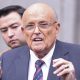 Fotografía de archivo, tomada en noviembre de 2024, del exalcalde de la ciudad de Nueva York Rudy Giuliani, durante un acto público, en Manhattan (NY, EE.UU.). EFE/ Sarah Yenesel