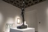 Fotografía una obra del artista Alberto Giacometti durante la exhibición a la prensa este viernes, de las piezas que subastará la casa Sotheby's en Nueva York (EE.UU.). EFE/Ángel Colmenares
