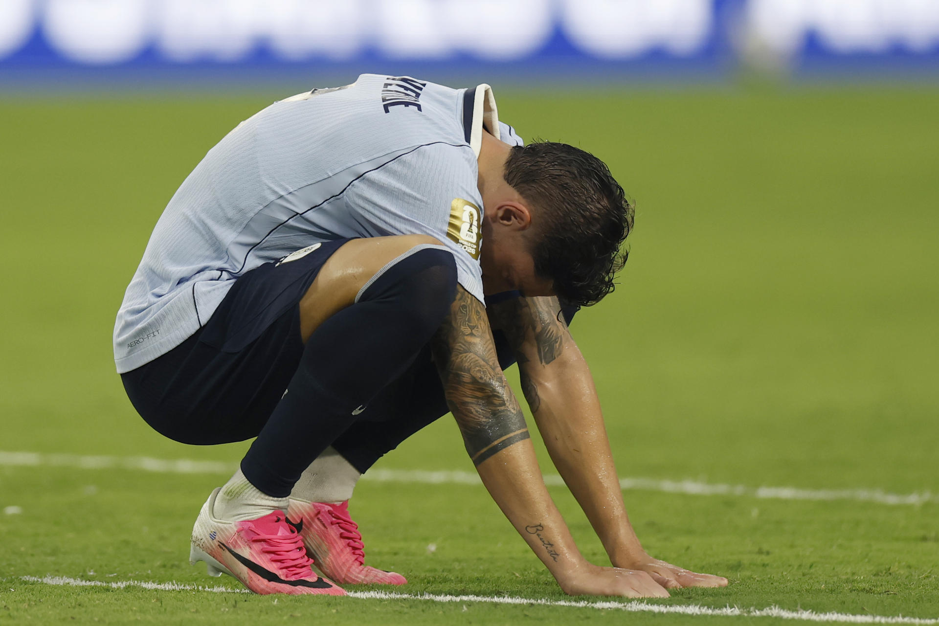Federico Valverde, jugador de Uruguay. EFE/Alberto Estévez