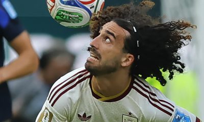 Marc Cucurella destacó la 'garra' esgrimida este viernes en Gualajara por España para derrotar a Uruguay. EFE/ Francisco Guasco