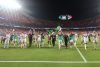 Jugadores de la selección de Argelia celebran este sábado la clasificación a los dieciseisavos de final del Mundial, instancia en la que chocarán con Suiza. EFE/ Juan Ignacio Roncoroni
