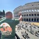 - Miles de apasionados de la 'Vespa' recorren Roma este sábado para celebrar los 80 años de esta icónica motocicleta. EFE/Daniel Cáceres