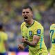 El brasileño Bruno Guimarães durante el partido de los dieciseisavos de final del Mundial 2026 ante Japón, en el estadio NRG de Houston. EFE/Carlos Ramírez