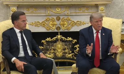 Captura de video de una transmisión de La Casa Blanca del presidente de EE.UU., Donald Trump, en una rueda de prensa junto al secretario general de la OTAN, Mark Rutte, este miércoles, en Washington (EE.UU.). EFE/ La Casa Blanca /SOLO USO EDITORIAL/ SOLO DISPONIBLE PARA ILUSTRAR LA NOTICIA QUE ACOMPAÑA (CRÉDITO OBLIGATORIO)