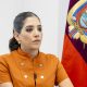 La viceministra de Turismo de Ecuador, María José Reshuan, habla durante una entrevista con EFE este viernes, en Nueva York (EE.UU.). EFE/Ángel Colmenares