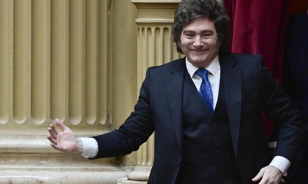 Fotografía de archivo del presidente de Argentina, Javier Milei, en Buenos Aires (Argentina). EFE/Matías Campaya