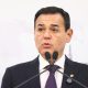 El ministro de relaciones exteriores de Paraguay, Rubén Ramírez, habla en una rueda de prensa este jueves, en Asunción (Paraguay). EFE/ Juan Pablo Pino