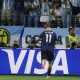 Giovani Lo Celso, debut en Mundial y golazo de tiro libre este sábado en el AT&T Stadium en Dallas . EFE/ Mariscal