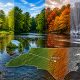 Las estaciones en el río Haw en fotos
