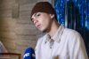 El cantante argentino Milo J habla durante una entrevista con EFE en el marco de la Conferencia de Música Latina Alternativa en Nueva York (EE.UU.). EFE/ Ángel Colmenares
