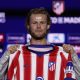 Hjulmand, durante su presentación como nuevo jugador Atlético de Madrid. EFE/ Chema Moya