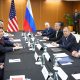 Una foto de mano disponible a través del servicio de prensa del Ministerio de Asuntos Exteriores ruso muestra al Ministro de Asuntos Exteriores ruso Sergey Lavrov (2-D) asistiendo a una reunión con el Secretario de Estado de EE. UU. Marco Rubio (3-I) al margen de la Reunión de Ministros de Asuntos Exteriores de la Asociación de Naciones del Sudeste Asiático (ASEAN) en Pasay, Metro Manila, Filipinas, el 23 de julio de 2026. (Filipinas) EFE/EPA/SERVICIO DE PRENSA DEL MINISTERIO DE ASUNTOS EXTERIORES RUSO/DE MANO DE MANO SOLO USO EDITORIAL/SIN VENTAS