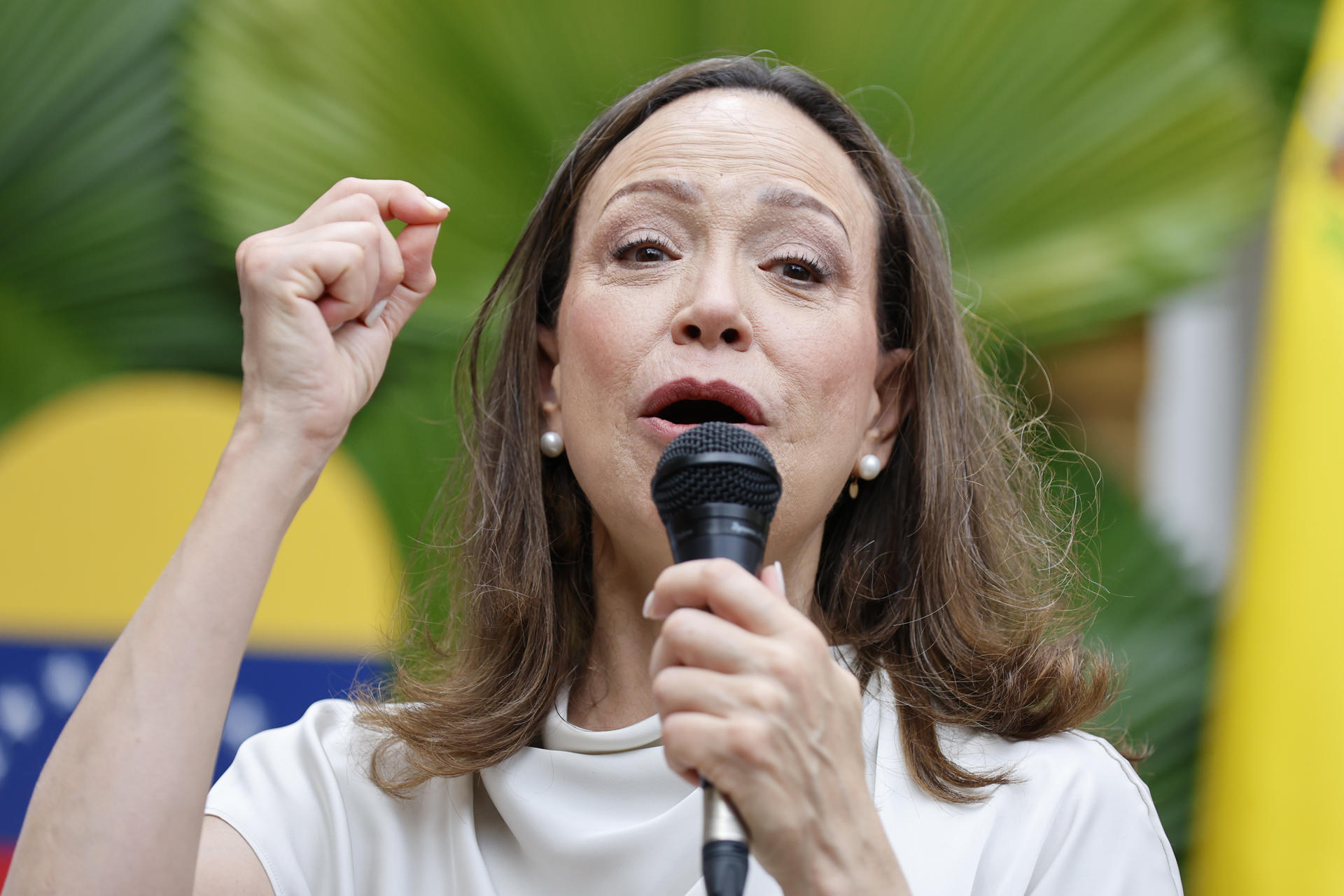 Fotografía de archivo donde aparece la líder opositora venezolana María Corina Machado. EFE/ Bienvenido Velasco