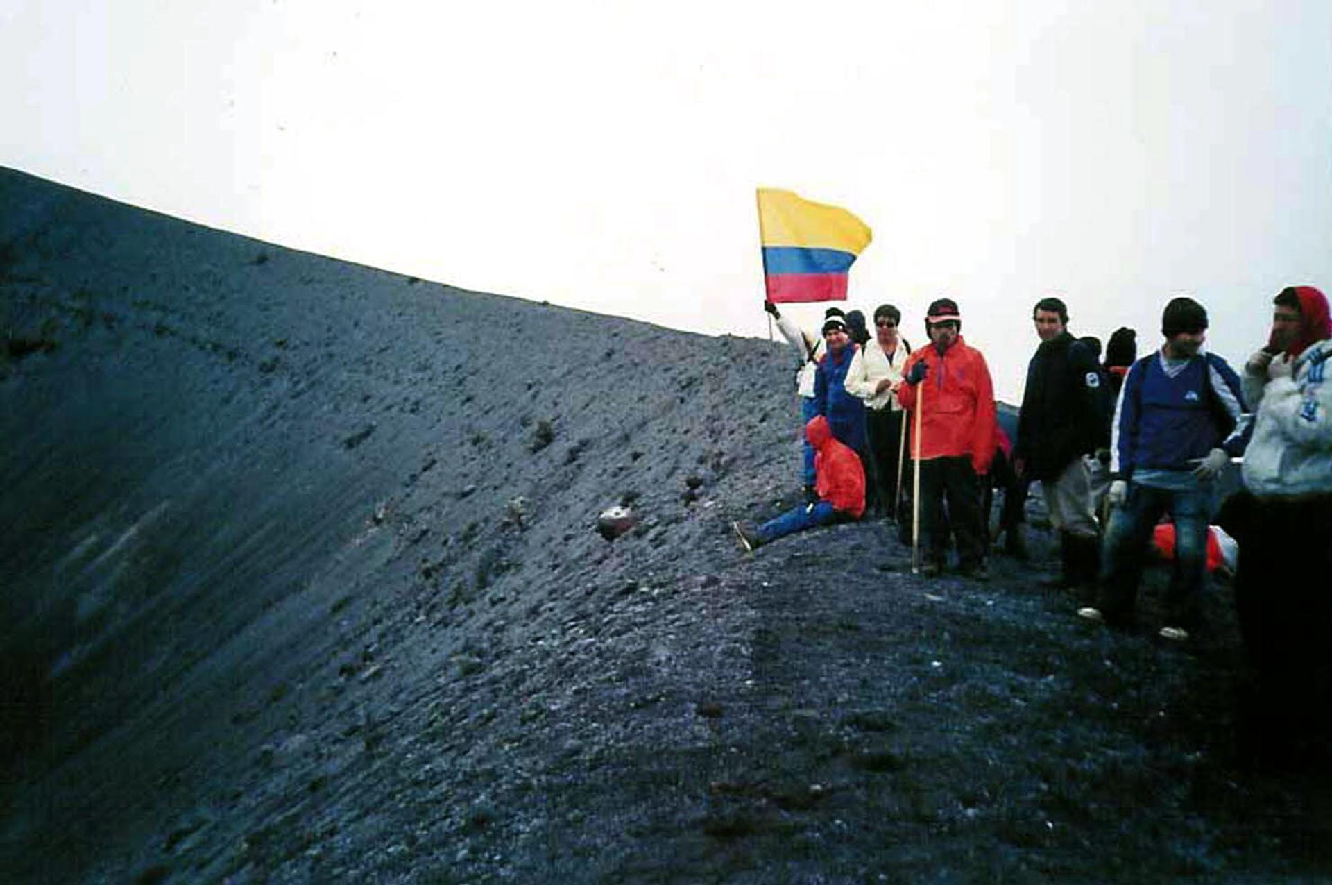 Foto de archivo del volcán Puracé de Colombia. EFE/Stg