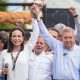 Fotografía de archivo de los líderes opositores venezolanos María Corina Machado y Edmundo González Urrutia. EFE/ Ronald Peña R
