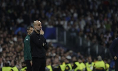 Fotografía del pasado 11 de marzo, en la que puede verse al español Pep Guardiola, durante un partido como técnico del Manchester City. EFE/Juanjo Martín.