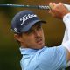 El golfista sudafricano Michael Hollick, este domingo, durante su participación en la cuarta ronda del BMW International Open disputado en Múnich (Alemania). EFE/ ANNA SZILAGYI