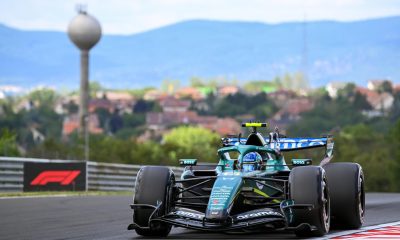 MOGYOROD (Hungría), 24/07/2026.- El español Fernando Alonso (Aston Martin), doble campeón del mundo de Fórmula Uno, que firmó el decimonoveno tiempo en la jornada de entrenamientos libres para el Gran Premio de Hungría, el undécimo del Mundial de Fórmula Uno, en el Hungaroring, el circuito de las afueras de Budapest. EFE/EPA/Zsolt Czegledi