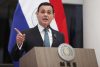 El ministro de Relaciones Exteriores de Paraguay, Rubén Ramírez Lezcano, habla en una rueda de prensa este jueves, en Asunción (Paraguay). EFE/ Juan Pablo Pino