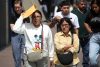 Personas caminan por una calle durante una jornada de altas temperaturas producto del fenómeno climatológico de El Niño, este 31 de julio de 2026, en Lima (Perú). EFE/Paolo Aguilar
