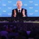 Fotografía de archivo del 12 de abril de 2025, en la que puede verse una grabación en vídeo del presidente de la FIFA, Gianni Infantino, durante el congreso de la AFC en Kuala Lumpur (Malasia). EFE/ FAZRY ISMAIL