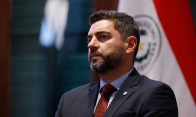 Fotografía de archivo en la que se captó al vicepresidente de Paraguay, Pedro Alliana, durante un acto público, en Asunción (Paraguay). EFE/Juan Pablo Pino