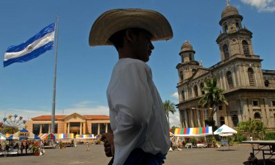 Fotografía de archivo en la que se captó una vista general de la Plaza Central de Managua (Nicaragua). EFE/Mario López