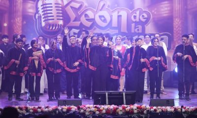 Fotografía cedida por la Agencia Andina que muestra al coro religioso Aguchita que ganó este viernes, el concurso para crear un himno con motivo de la visita que hará el papa León XIV en noviembre próximo, en Lima (Perú). EFE/ Agencia Andina/ Jhonel Rodríguez Robles