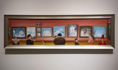 Fotografía de la obra 'The Botero Exhibition' del artista Fernando Botero, exhibida en Nueva York (EE.UU.). EFE/Ángel Colmenares