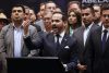 El presidente electo de Colombia, Abelardo de la Espriella (c), habla durante en un empalme territorial con alcaldes de Cundinamarca este jueves, en Bogotá (Colombia). EFE/ Mauricio Dueñas Castañeda
